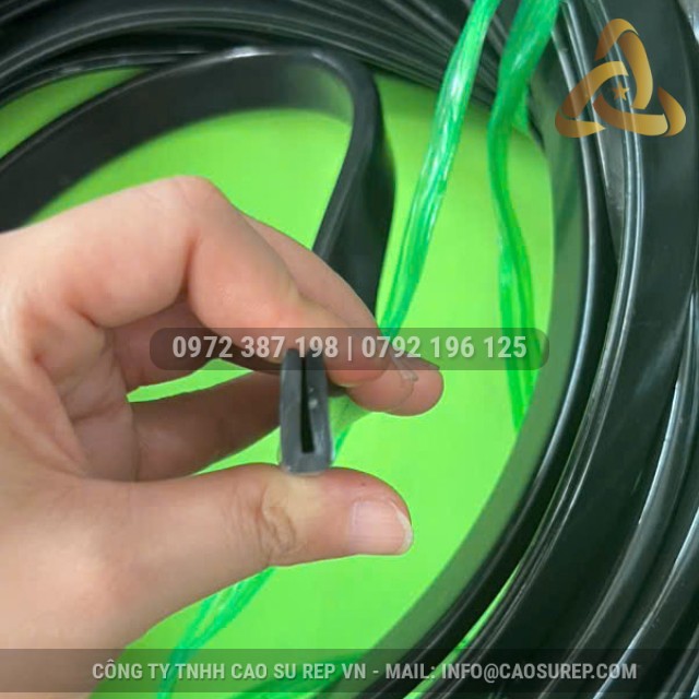 Ron cao su chữ U 17x7x2.5