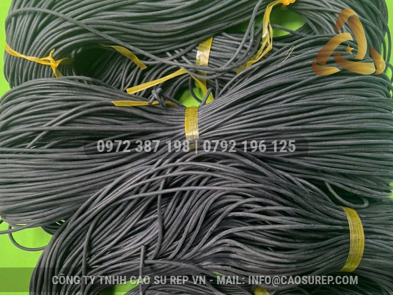 Ron cao su xốp EPDM phi 2